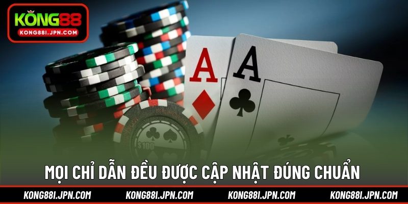 Mọi chỉ dẫn đều được cập nhật đúng chuẩn 